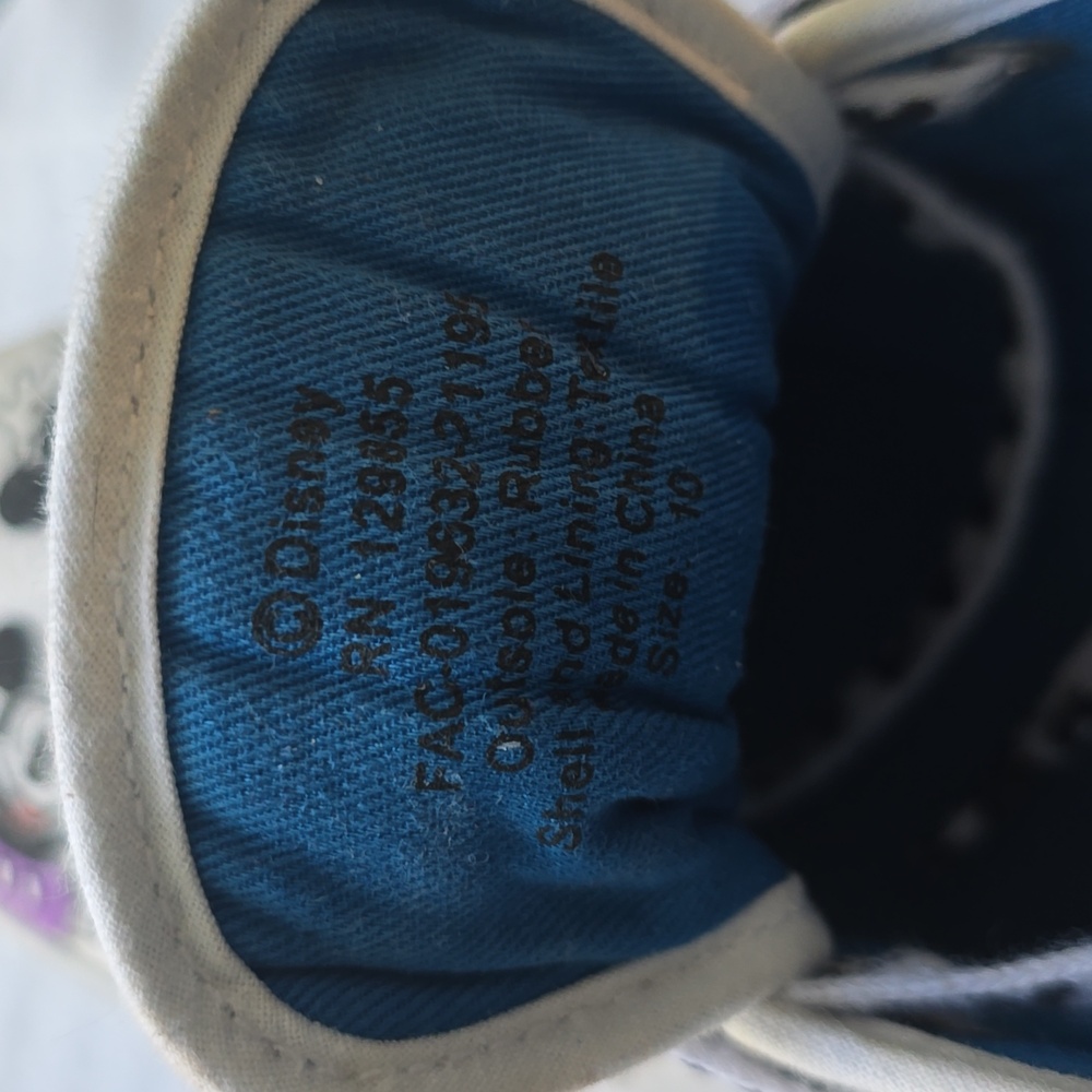 Disney Mickey Mouse Blue and White Sneakers - Picture 7 of 7
